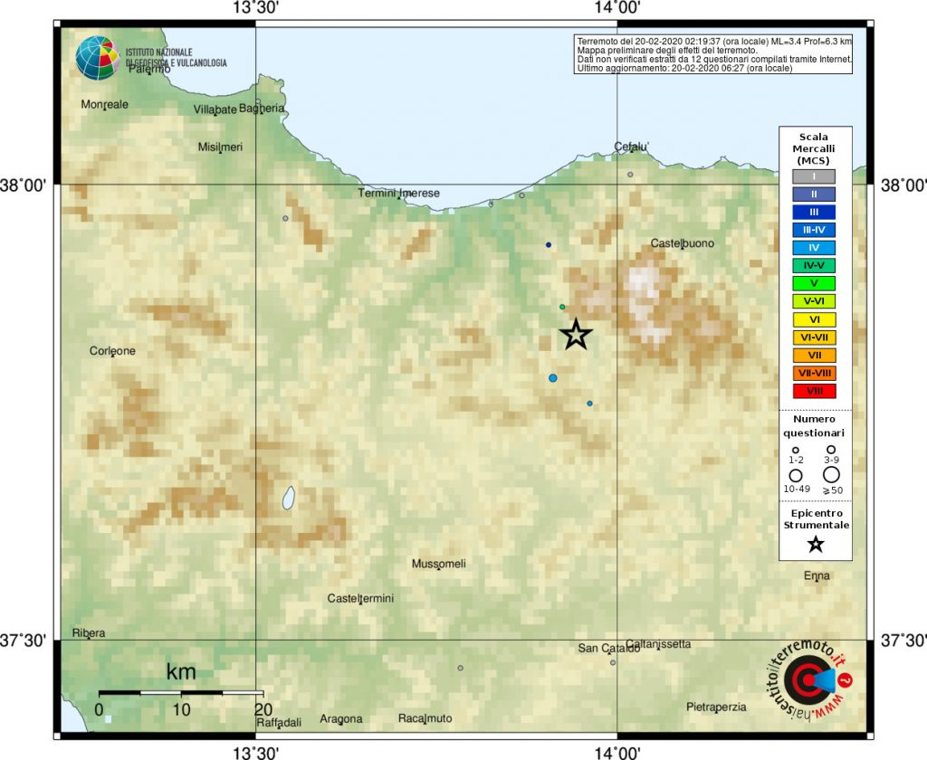 terremoto palermo scillato