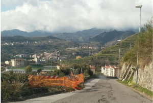 FRANA VIA MILITARE BISCONTE MESSINA