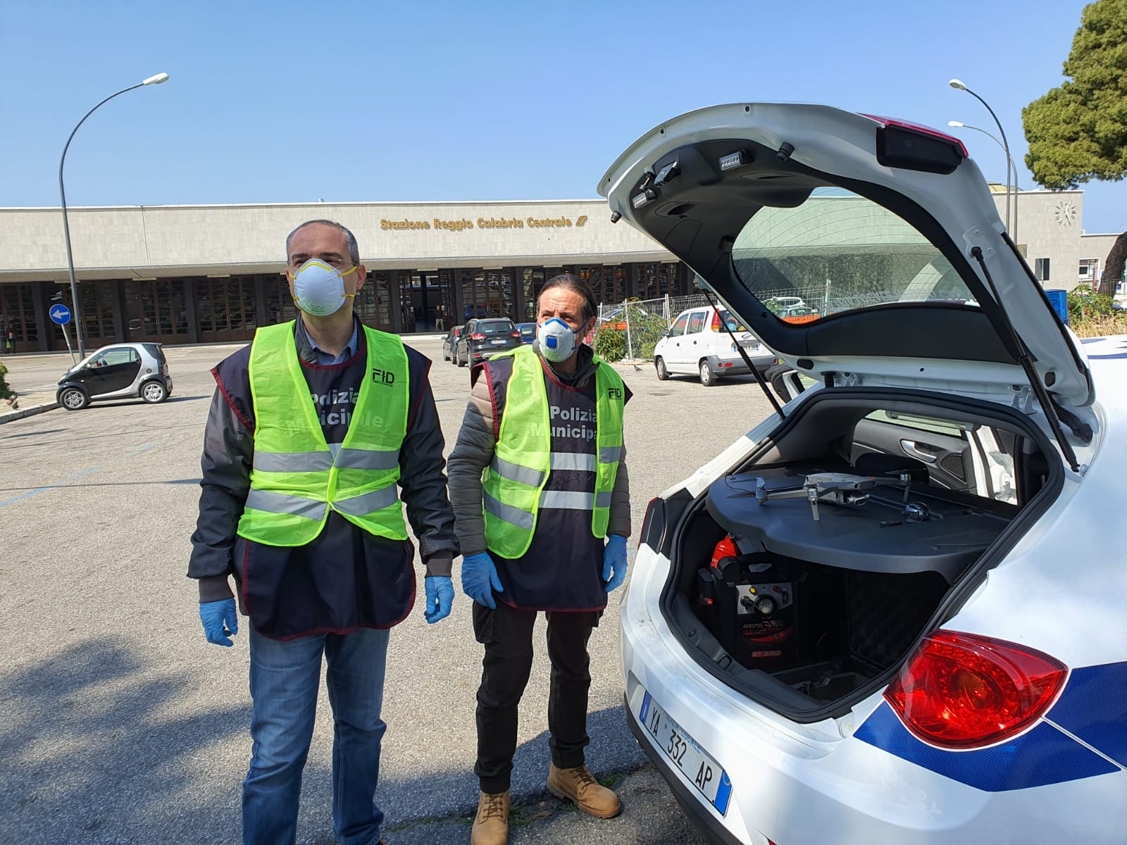 coronavirus reggio calabria drone polizia municipale (2)