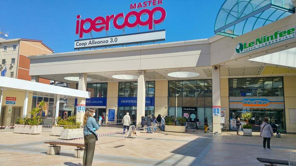 ipercoop viale calabria coronavirus
