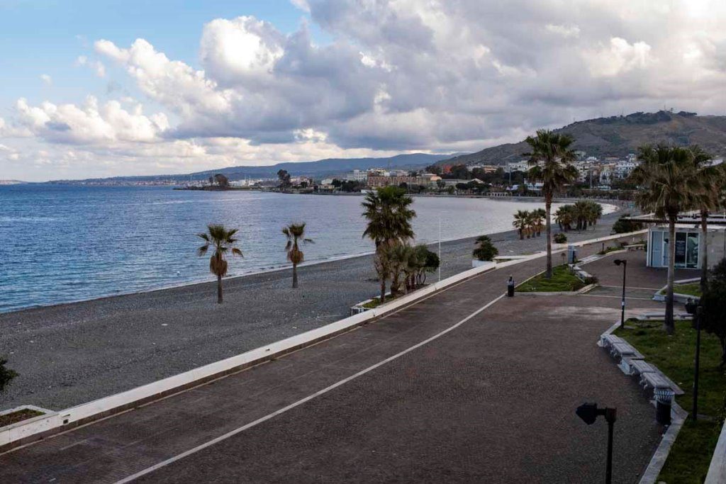 lungomare falcomatà reggio calabria giorno coronavirus