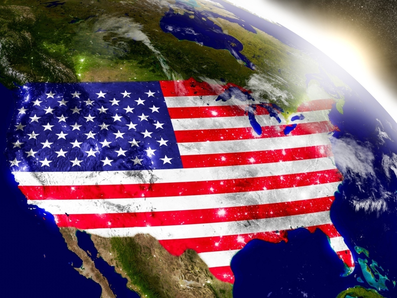 stati uniti d’america mappa usa