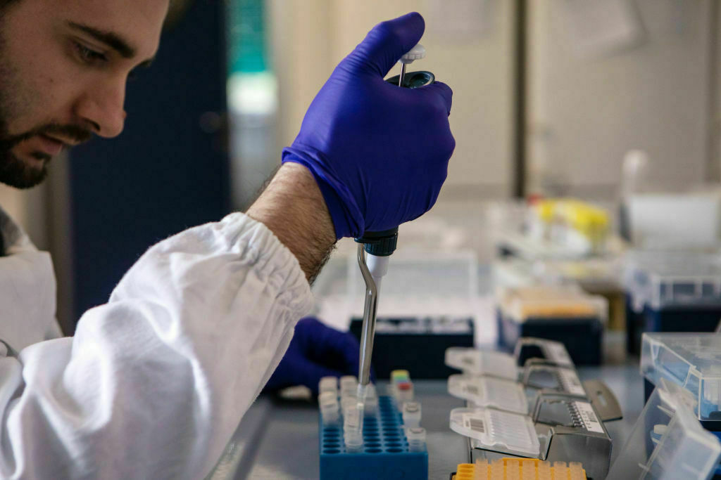 Swabs Are Tested For Coronavirus At Milan Laboratory
