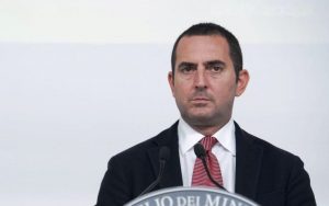 Ministro dello Sport Vincenzo Spadafora