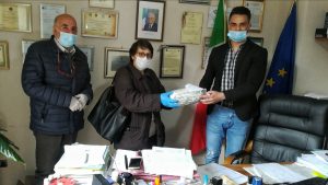 consegna mascherine rosarno