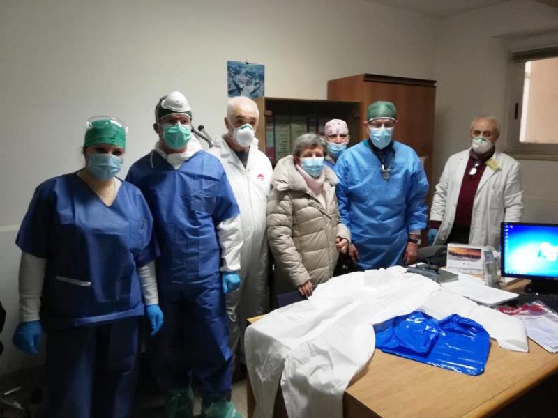 donazione tute ospedale melito