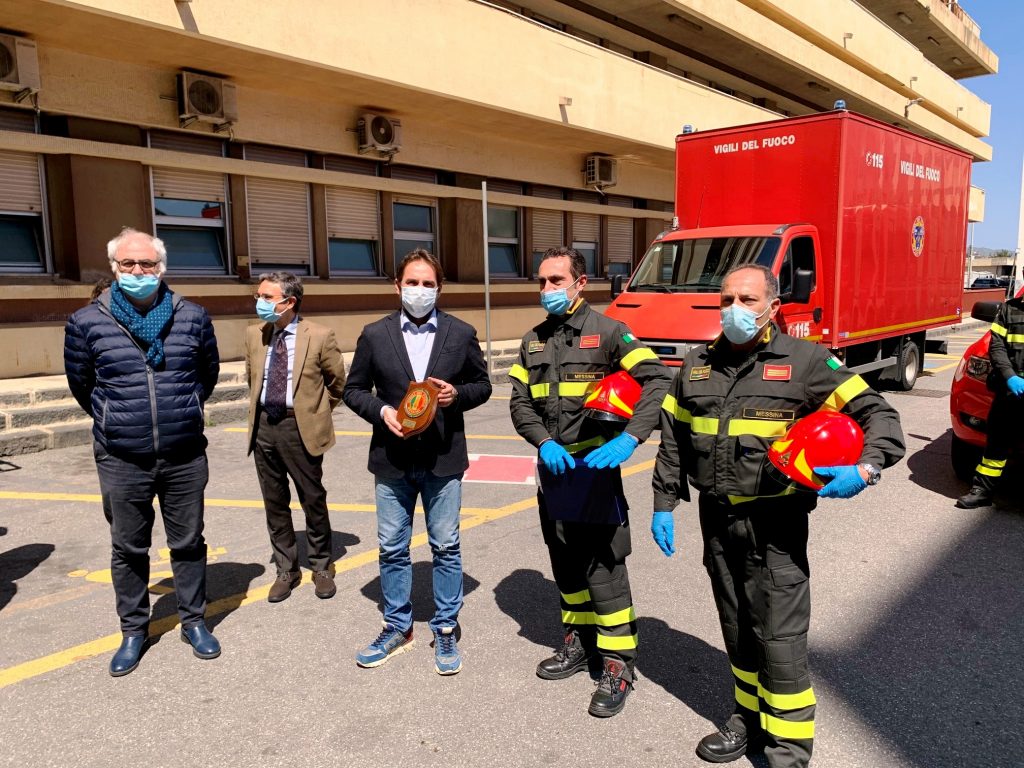 vigili del fuoco policlinico messina coronavirus