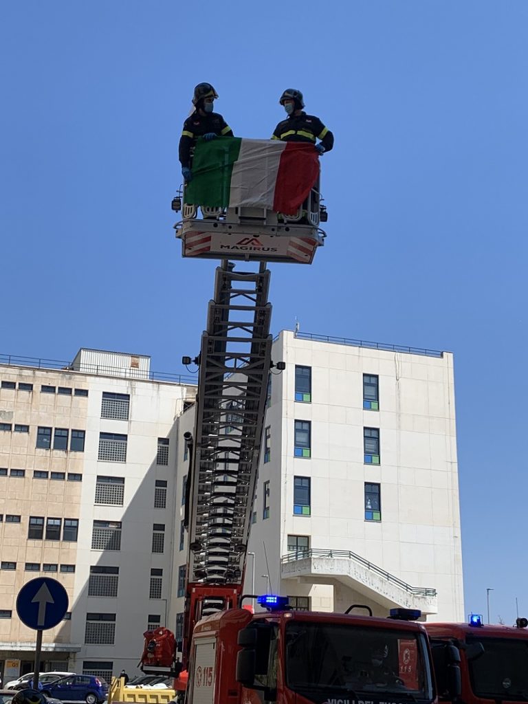 vigili del fuoco policlinico messina coronavirus