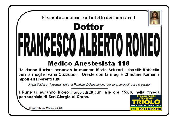 Francesco Alberto Romeo
