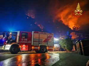 Incendio messina