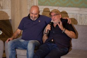 Piromalli e il comico Battista