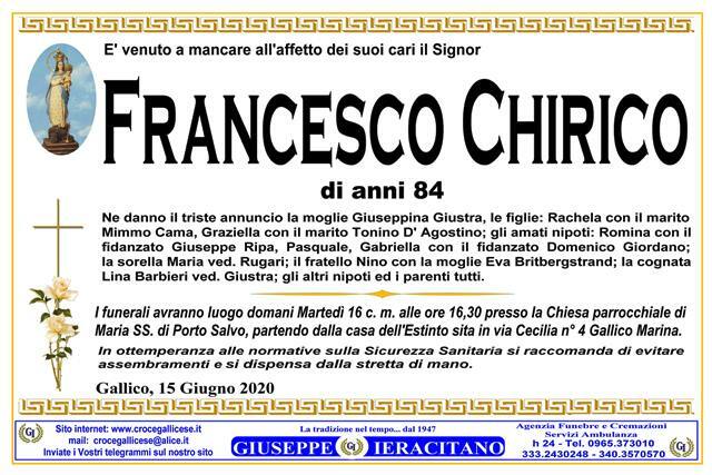 CHIRICO FRANCESCO