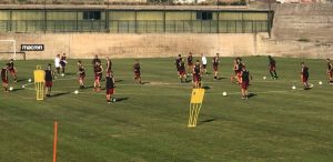 seduta di allenamento reggina