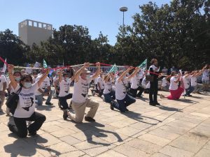 Flash mob infrastrutture Ponte Messina (4)