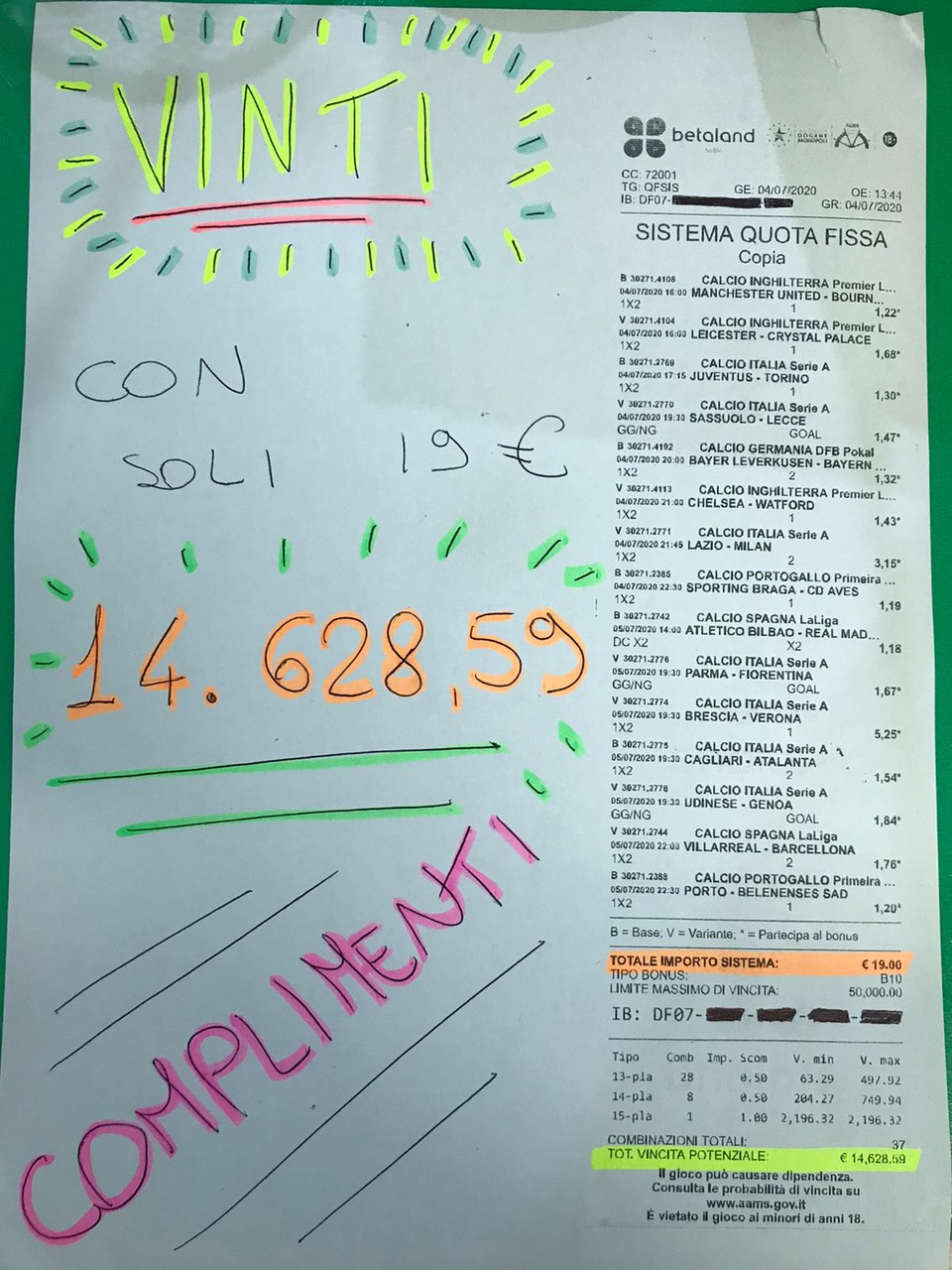 Maxi vincita