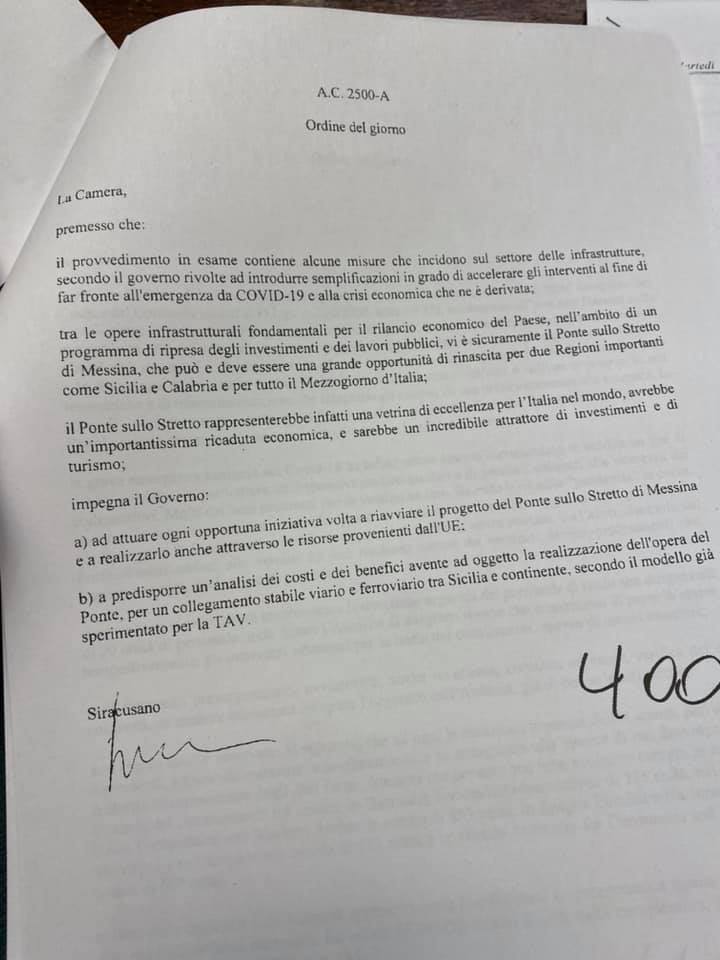 Odg ponte siracusano