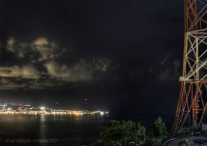 cometa neowise stretto di messina