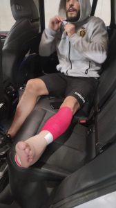 Calciatori Ternana in ospedale