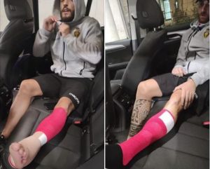 Calciatori Ternana in ospedale