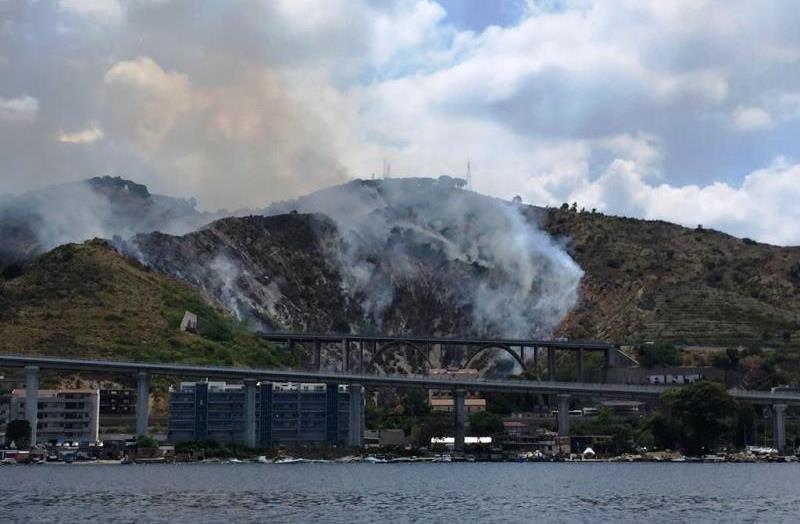 pentimele incendio reggio calabria