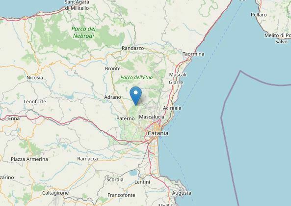 terremoto oggi etna ragalna