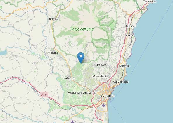 terremoto oggi etna ragalna