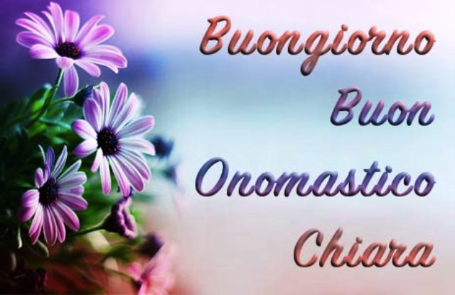 Auguri Chiara