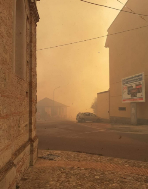 Incendio Bisignano