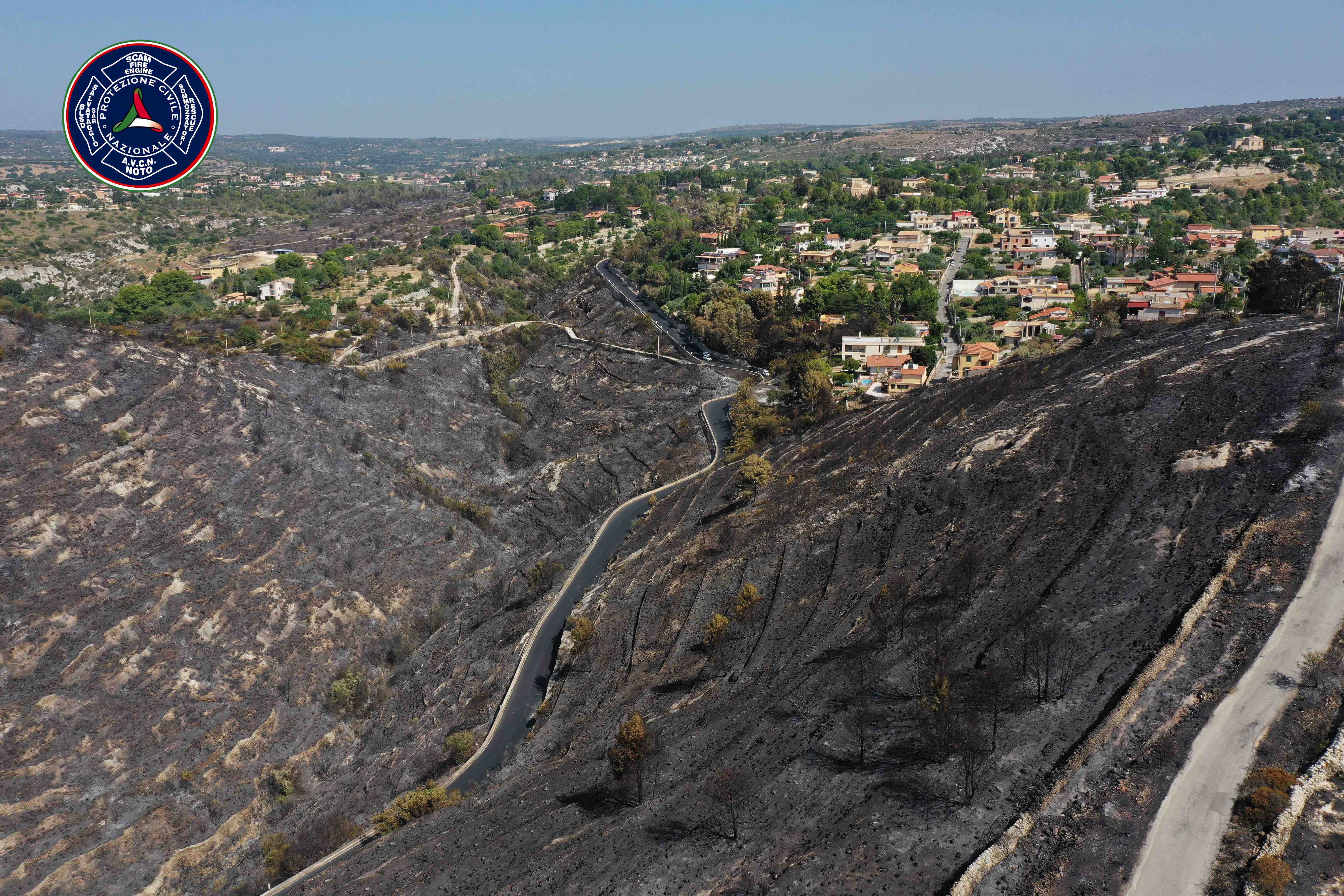 Incendio Noto-Siracusa