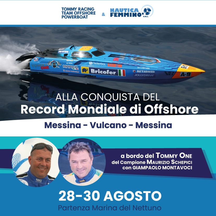 Tentativo di record messina vulcano messina