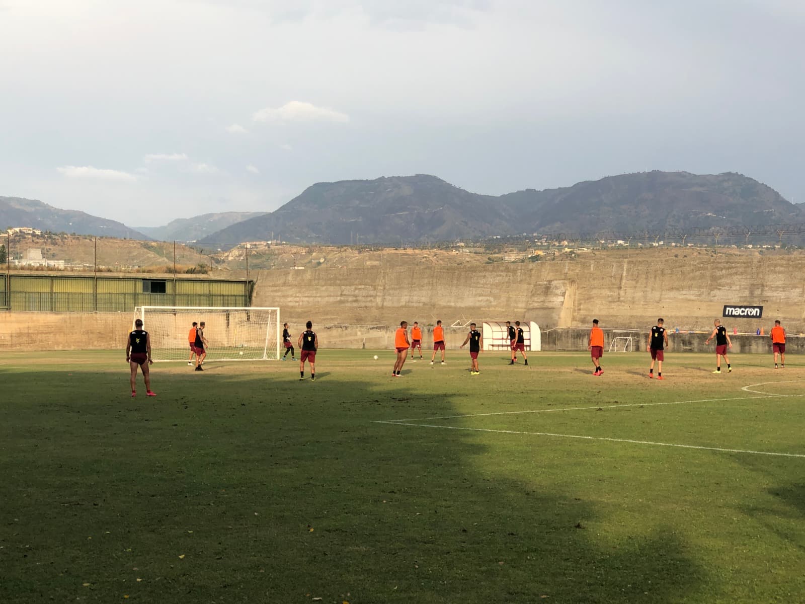 allenamento Reggina 4 agosto