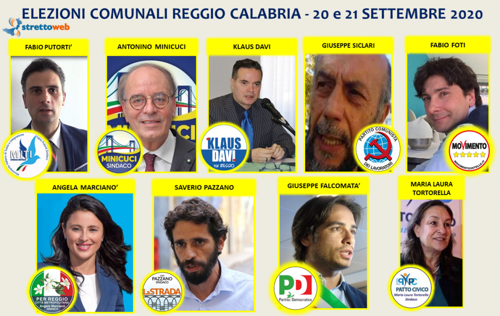 elezioni comunali reggio calabria candidati sindaco