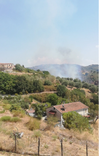 Incendio Bisignano