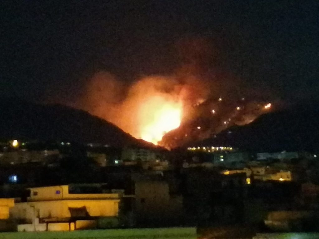 incendio reggio calabria 2 agosto 2020
