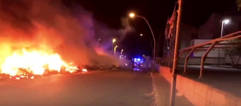 incendio rifiuti ciccarello