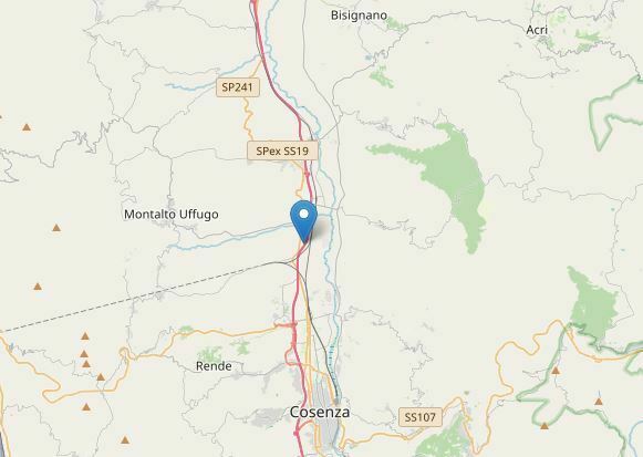 terremoto calabria cosenza