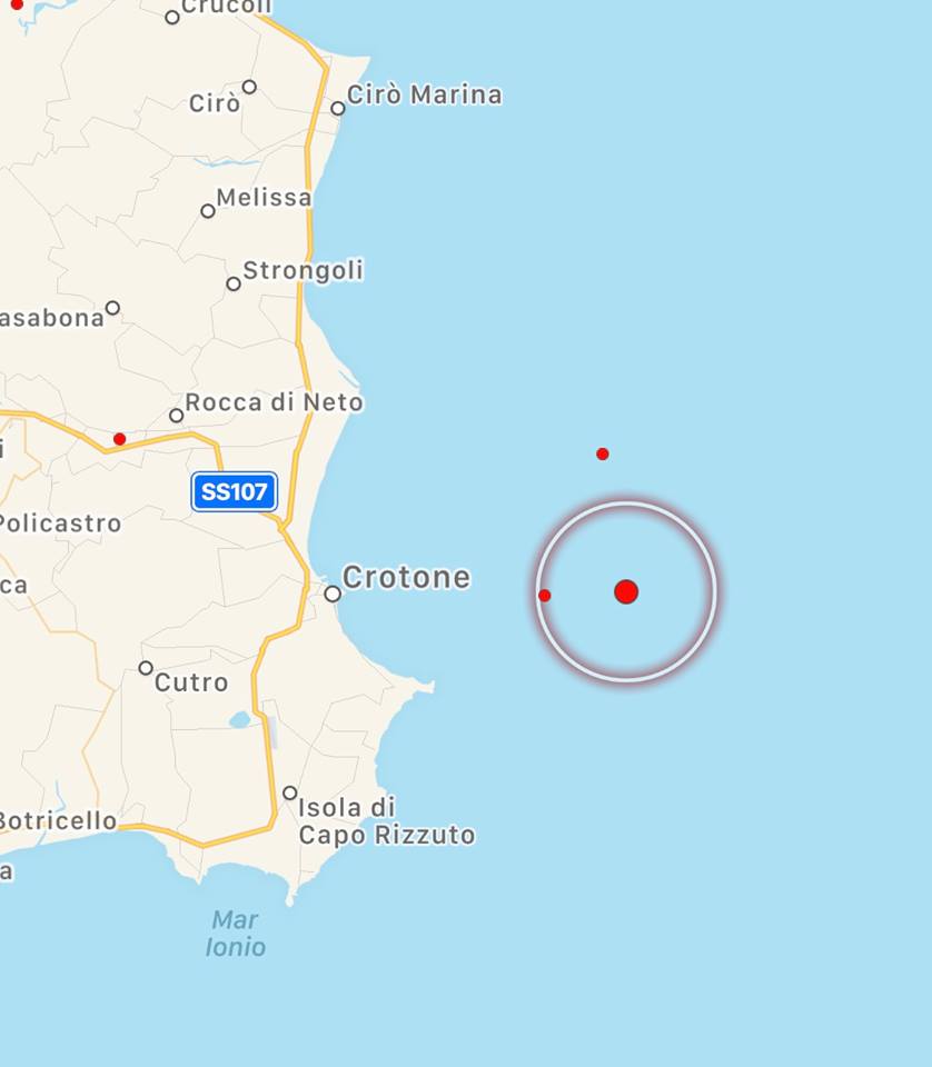 terremoto crotone