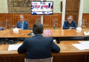Incontro Musumeci Conte