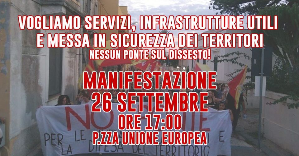 Locandina no ponte 26 settembre