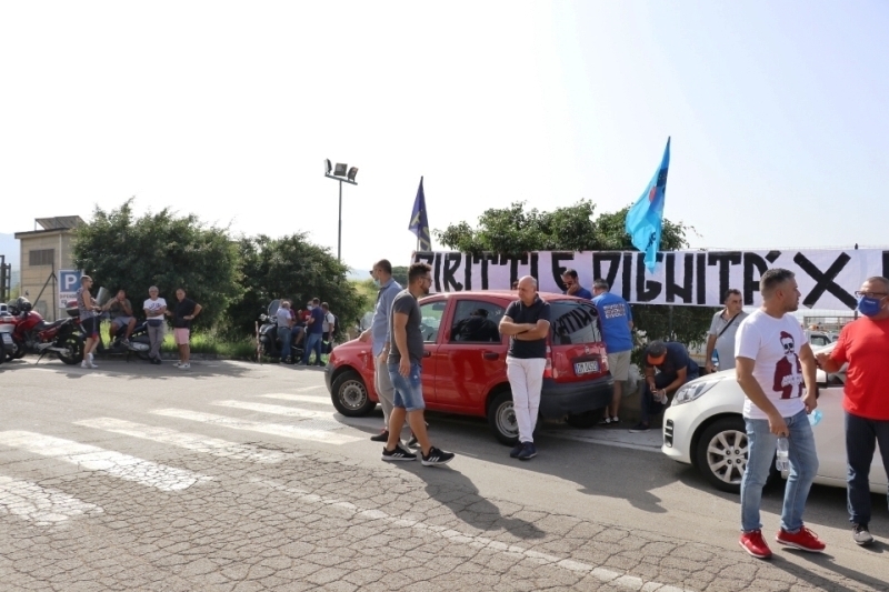 Protesta Avr campo calabro