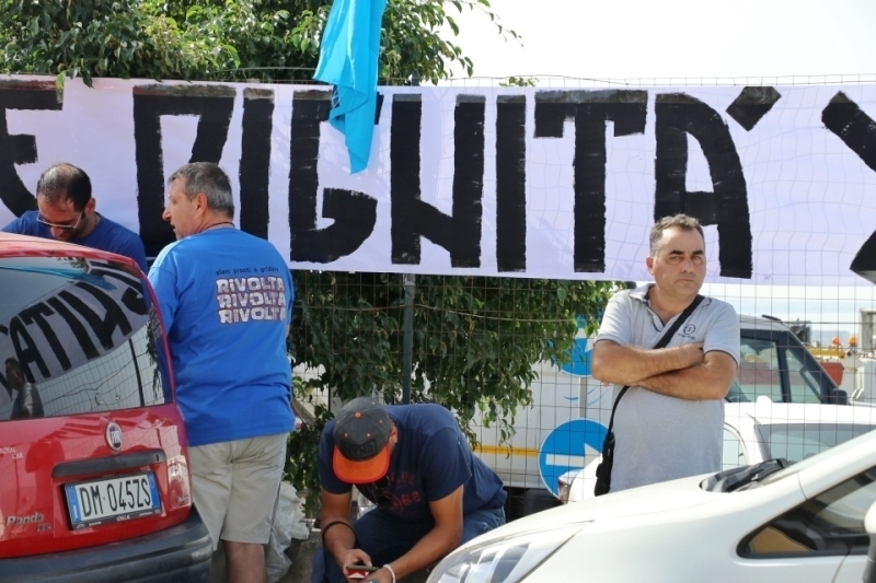 Protesta Avr campo calabro
