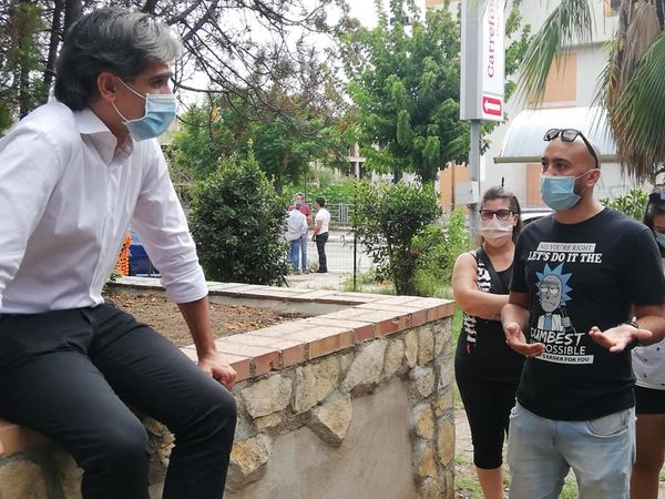 falcomatà sbarre e viale europa