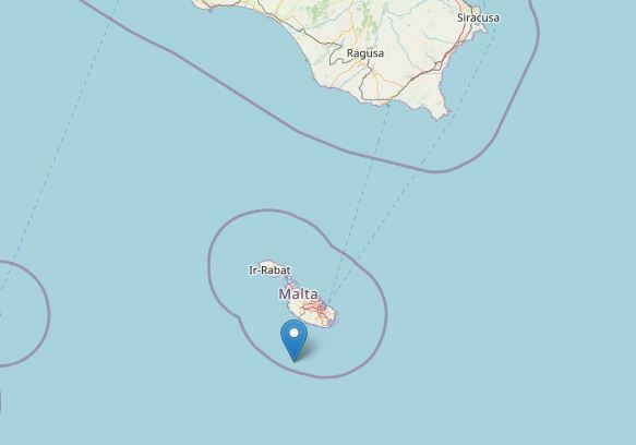 terremoto malta canale di sicilia