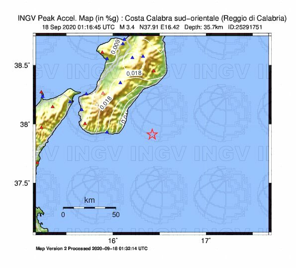 terremoto calabria oggi