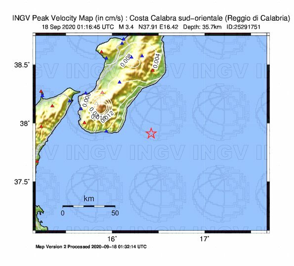 terremoto calabria oggi