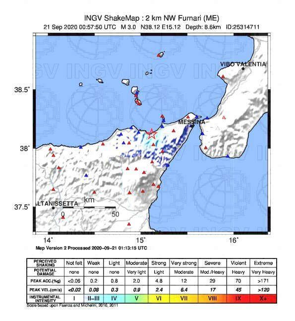 terremoto oggi messina sicilia