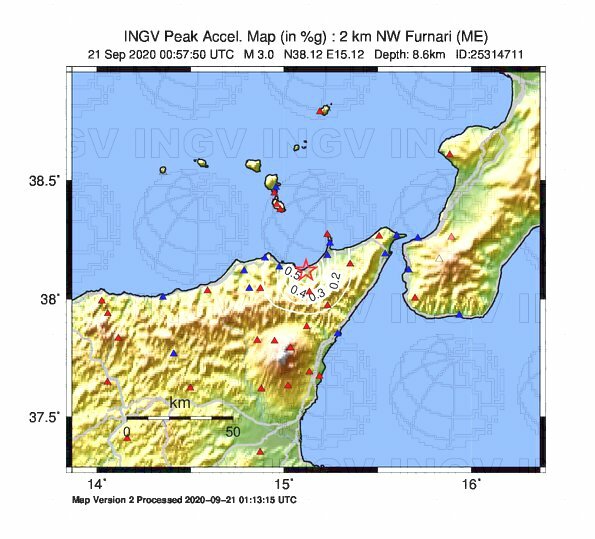 terremoto oggi messina sicilia