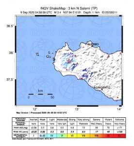 terremoto oggi sicilia trapani salemi