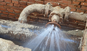 Guasto rete idrica acqua