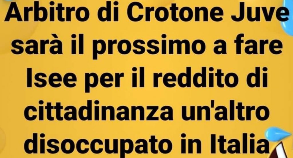 arbitro crotone juve fourneau